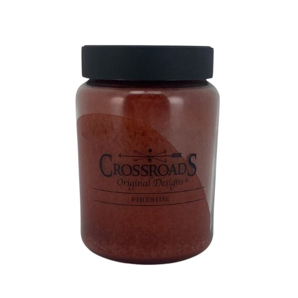 Crossroads 26oz Double Wick Candle | Fireside Scent | Glass Jar **NEW - Picture 1 of 4